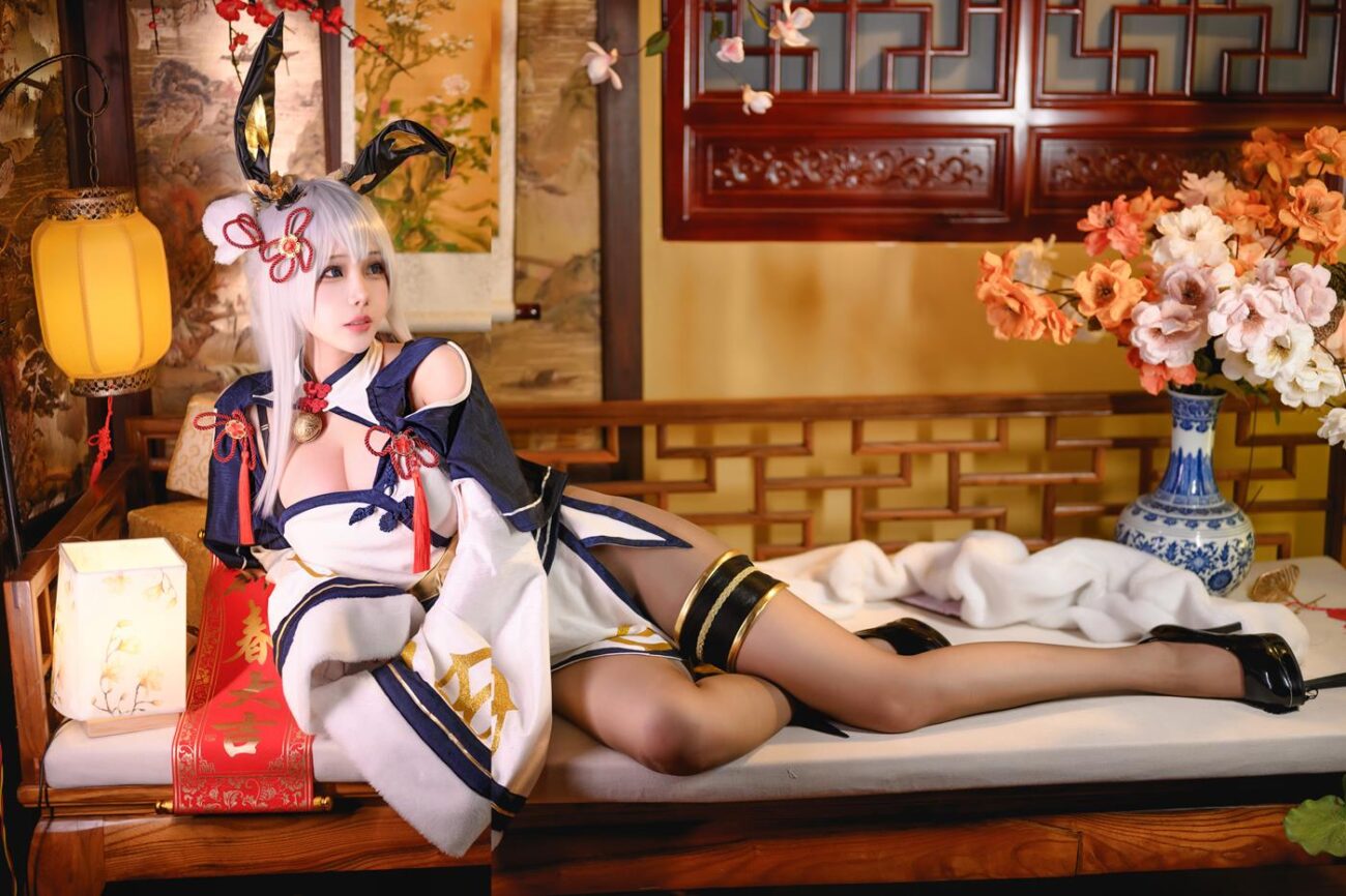 凛子酱  – 旗袍兔兔[20P]-Cosplay论坛-在线美图-集图萌