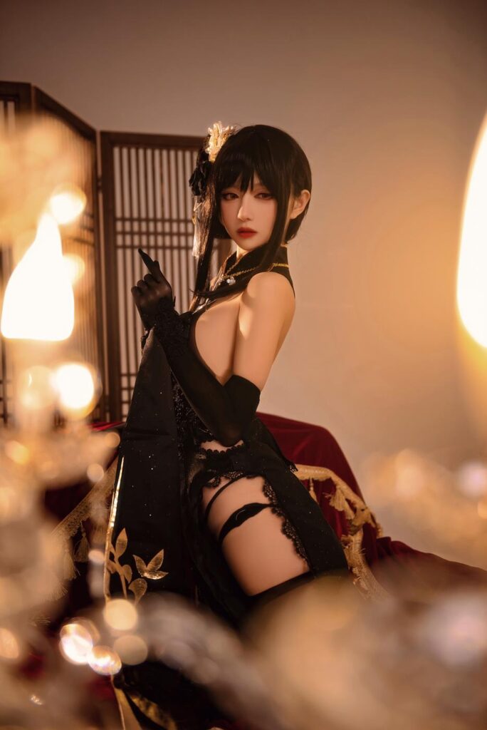 Shika小鹿鹿 – 碧蓝航线 镇海[27P]-Cosplay论坛-在线美图-集图萌