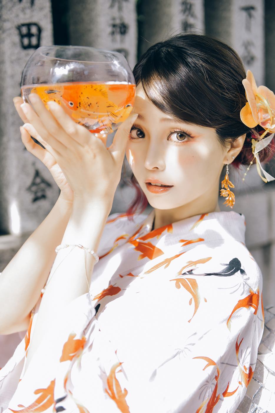 Ely_eee(ElyEE子) NO.151 – Goldfish Stroll 金魚散步[30P/2V/144MB]-集图萌